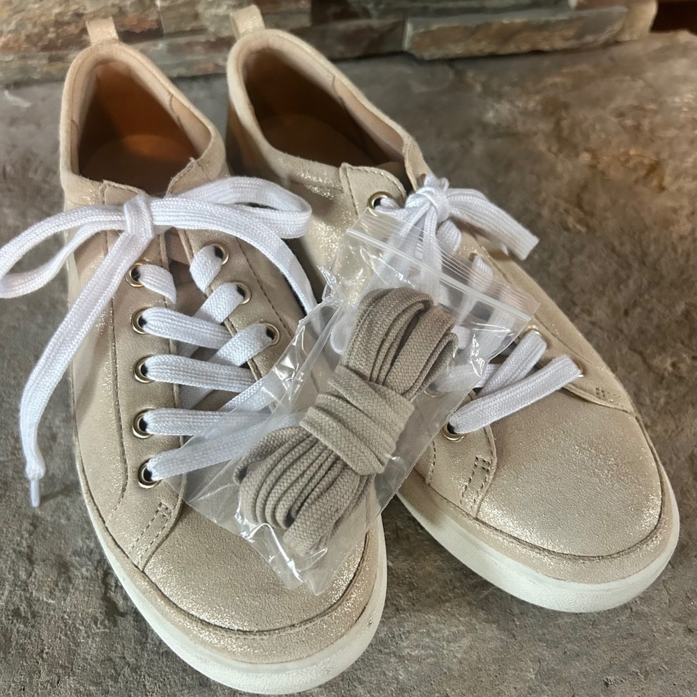 Vionic Winny Gold Metallic Comfort Sneakers Size 9 - Picture 5 of 7